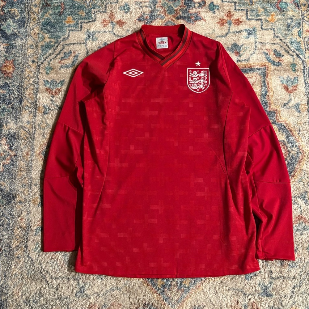 Umbro England Long Sleeve Keeper Soccer Jersey Large